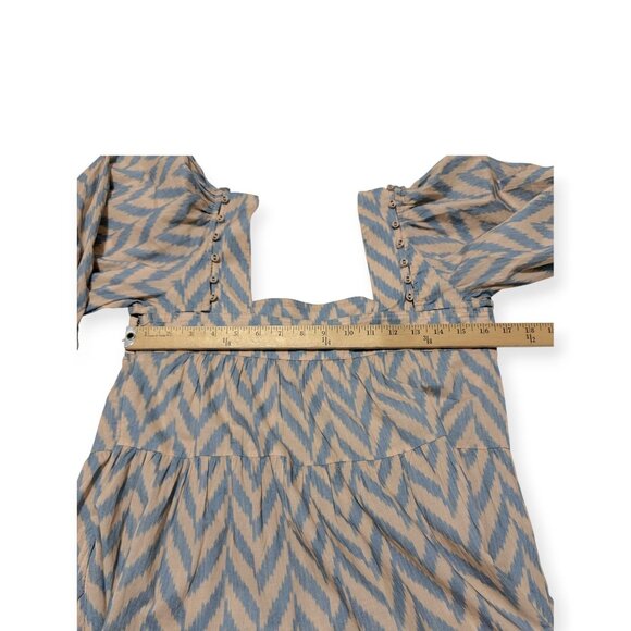 Ulla Johnson Georgina Midi Dress Sz 2, Beige & Gray - Picture 14 of 15